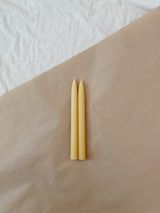 Beeswax 10-inch Taper Candle