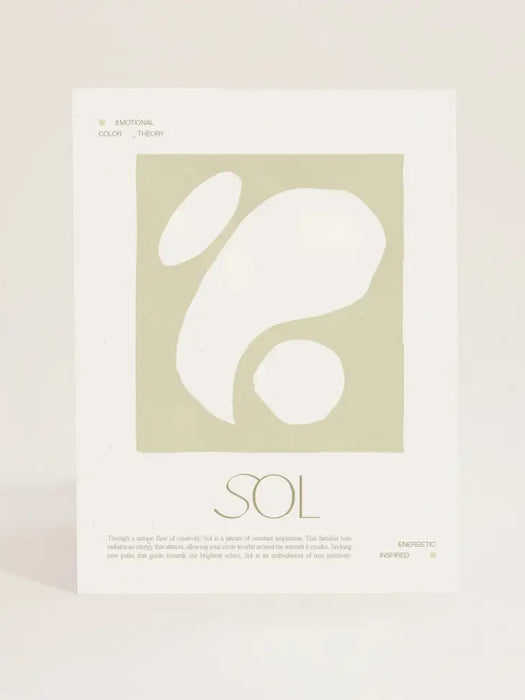 Sol Emotional Color Theory Print