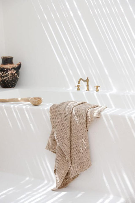 Magic Linen Waffle Bath Towel