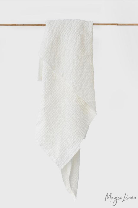 Magic Linen Waffle Bath Towel